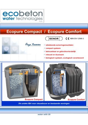 Ecopure Compact / Ecopure Comfort - Gedimat Smets