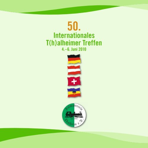 50.Internationales T(h)alheimer Treffen - Heimatverein Thalheim eV