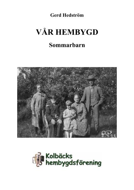 Sommarbarn - Kolbäcks hembygdsförening