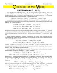 phosphoric acid, H