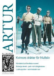 Kvinnors dräkter för friluftsliv - Nordiska museet