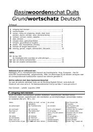 basiswoordenschat Duits - Deutsch-Digital