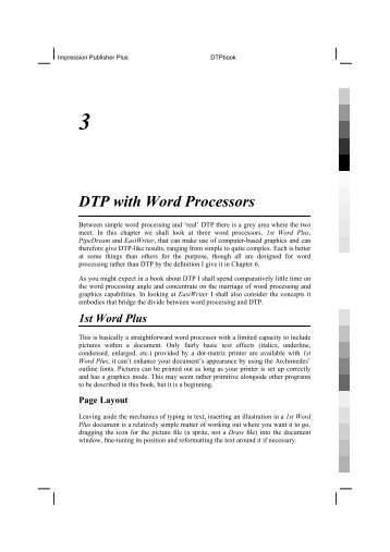 DTP with Word Processors