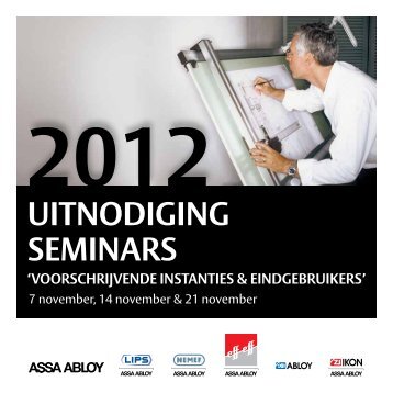 UITNODIGING SEMINARS 'VOORSCHRIJVENDE ... - Assa Abloy