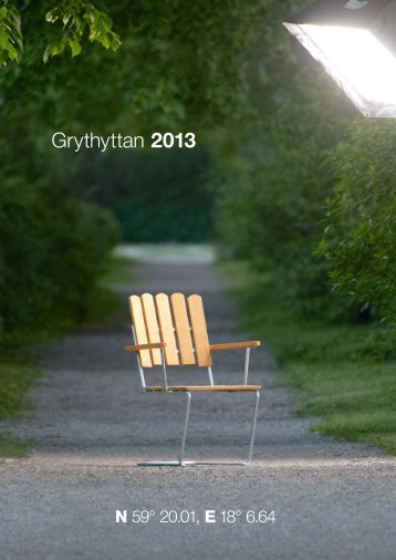 Katalog (pdf) - Grythyttan Stålmöbler