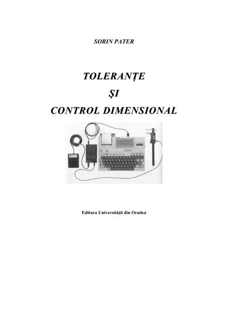 TOLERANŢE ŞI CONTROL DIMENSIONAL