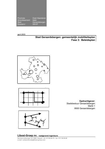 Stad Geraardsbergen: gemeentelijk mobiliteitsplan Fase 3 ...