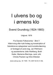 I ulvens bo og i ørnens klo