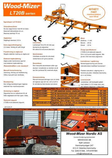 3.Broschyr LT20B 2013-1.pdf - Wood-Mizer