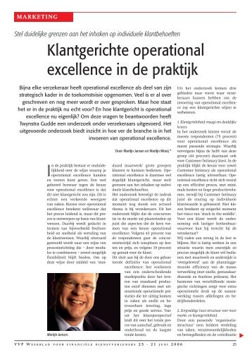 Klantgerichte operational excellence in de praktijk - Twynstra Gudde ...