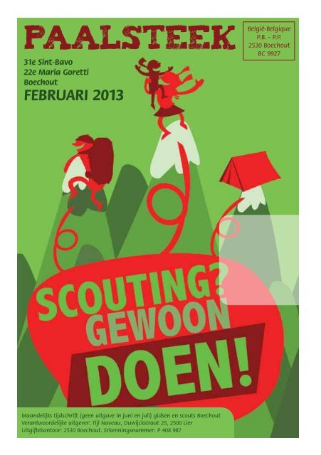 paalsteek februari - Scouts Boechout
