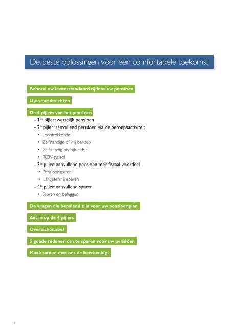 gedetailleerde pensioenbrochure - AG Insurance