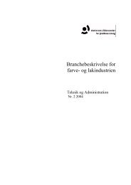 Branchebeskrivelse for - Videncenter for Jordforurening