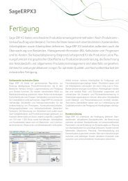 Themenblatt Sage ERP X3 Fertigung (PDF 741 kb)