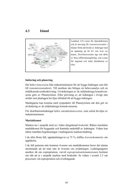 Markåtkomst och ersättning för infrastruktur i Norden - Kort