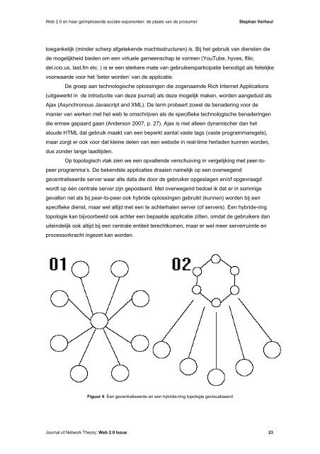 Web 2.0 binnen het veld van netwerktheorie - NetworkTheory.nl