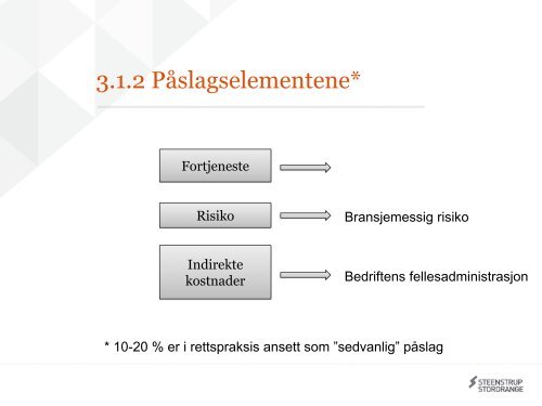 Presentasjon Tor Andre Ulsted - Entrepriserettsforeningen