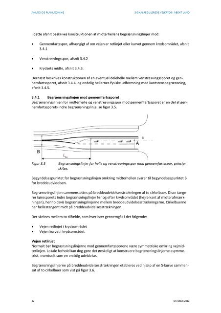 Signalregulerede vejkryds i åbent land – Håndbog - NMF