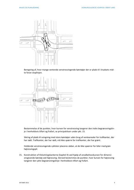 Signalregulerede vejkryds i åbent land – Håndbog - NMF