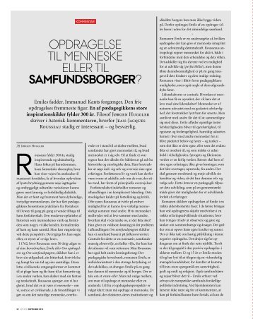 OPdRagelse til Menneske elleR til SamfUNDSboRGER? - Institut for ...