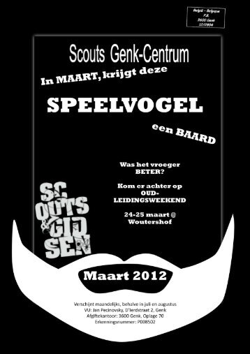 speelvogel maart 2012 - Scouts Genk Centrum