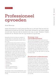 8 Professioneel opvoeden - Pedagogischkader.nl