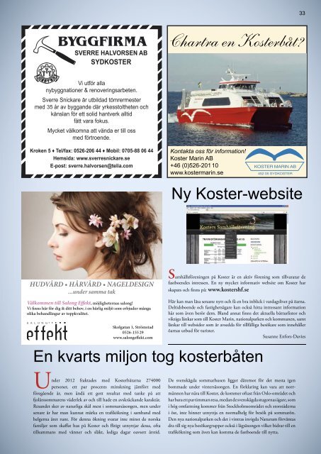 Kosterbladet 2013 - Koster Marin