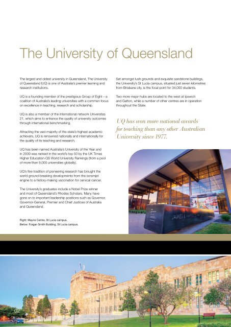 2010 MBA Yearbook - UQ Business School - University of Queensland