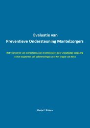 Evaluatie van Preventieve Ondersteuning ... - Trimbos-instituut