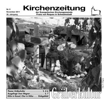 Kirchenzeitung 2-2010 - Ev. Kirchengemeinde Franz von Roques