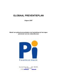 GLOBAAL PREVENTIEPLAN - Preventie & Interim