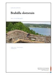 Brahälla slottsruin - BYGGNADSV Å RD