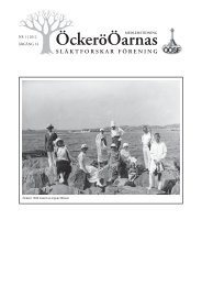 ÖÖSS Nr 1_2012.indd - Öckerööarnas Släktforskarförening