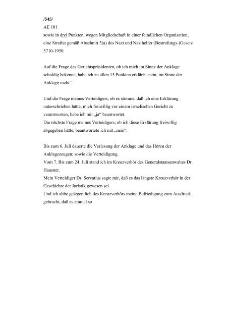 Adolf Eichmann A) manuscript ready for print