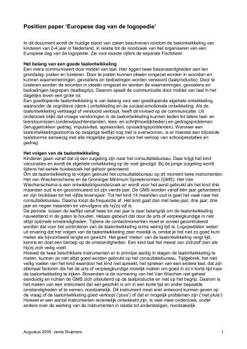position paper definitief 2 - Logopedie.nl