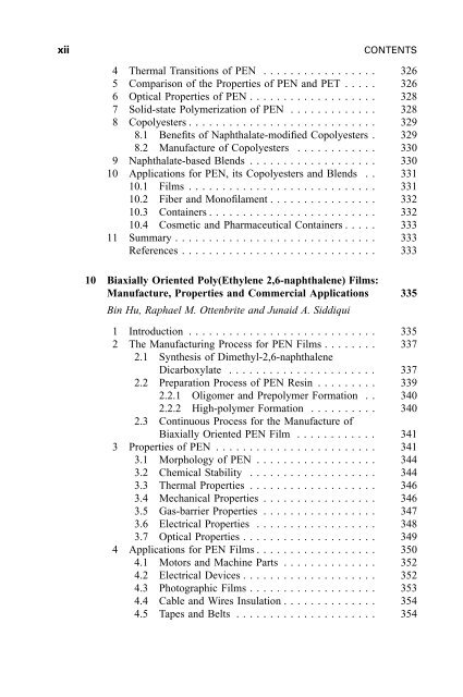 "Front Matter". In: Modern Polyesters: Chemistry and Technology of ...