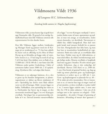 Vildmosens Vildt 1936