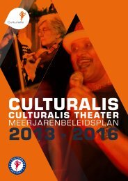 Culturalis Meerjarenbeleidsplan 2013-2016 - DP Den Haag