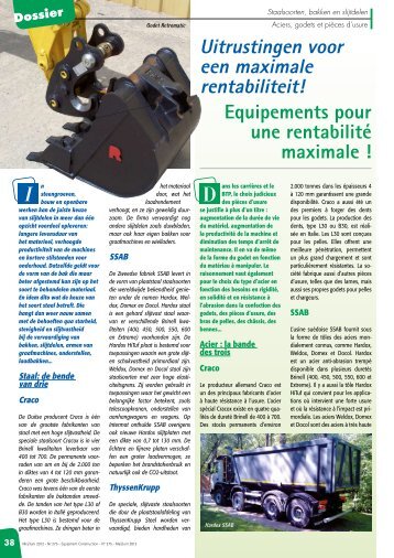 Dossier - Equipment & Road Construction