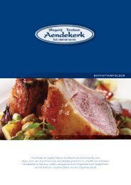 Koud buffet - Aendekerk slagerij