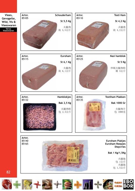 Vlees, Gevogelte, Wild, Vis & Vleeswaren - Ebo van den Bor BV