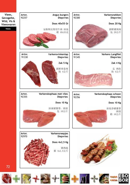 Vlees, Gevogelte, Wild, Vis & Vleeswaren - Ebo van den Bor BV