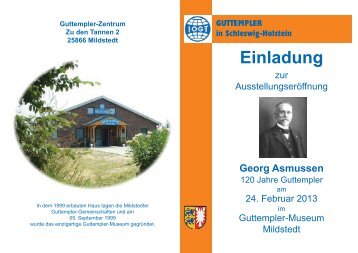 Georg Asmussen - Guttempler-Museum Mildstedt