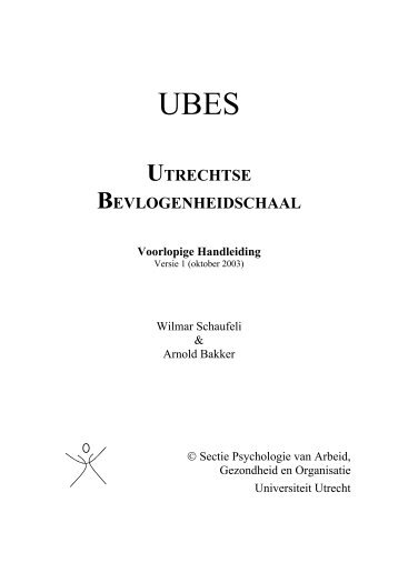 UBES - Website of Wilmar Schaufeli