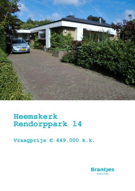 Brochure downloaden - Brantjes Makelaars