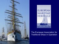 general presentation - European Maritime Heritage EMH