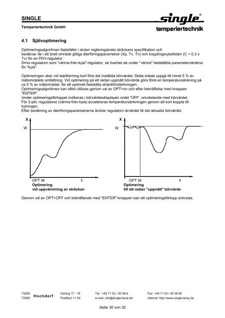 SES- Bedienungsanleitung - SINGLE Temperiertechnik GmbH