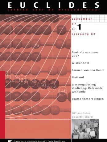 83-1 - Nederlandse Vereniging van Wiskundeleraren