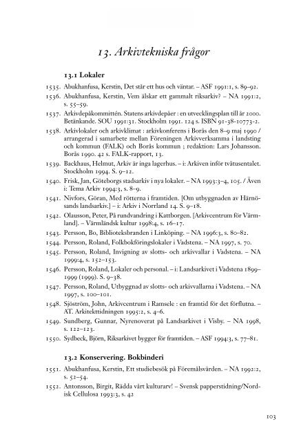 svensk arkivbibliografi 1990–1999 - Visa filer