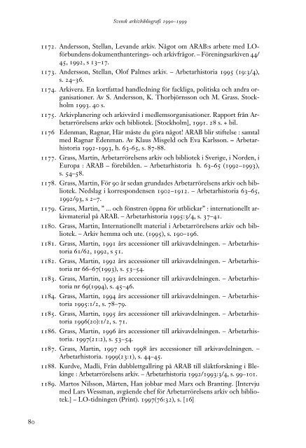 svensk arkivbibliografi 1990–1999 - Visa filer